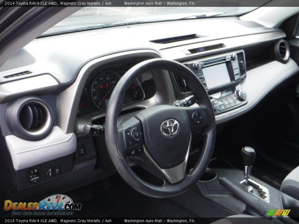 2014 Toyota RAV4 XLE AWD Magnetic Gray Metallic / Ash Photo #11