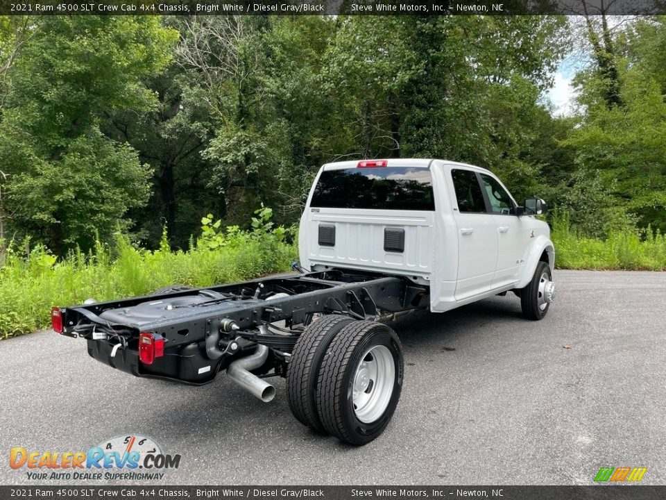 2021 Ram 4500 SLT Crew Cab 4x4 Chassis Bright White / Diesel Gray/Black Photo #6