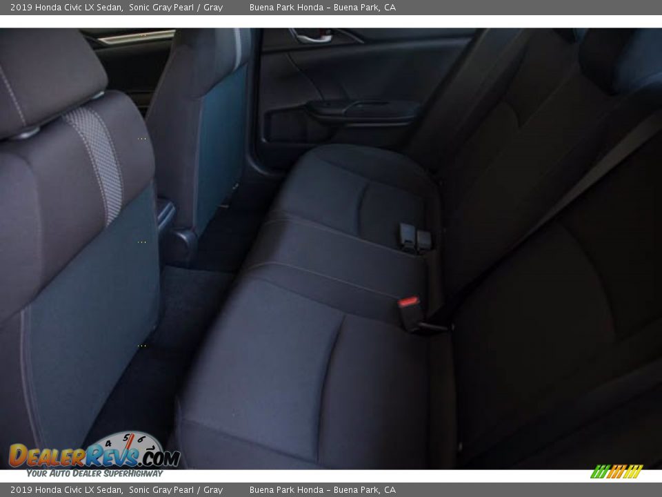 2019 Honda Civic LX Sedan Sonic Gray Pearl / Gray Photo #4