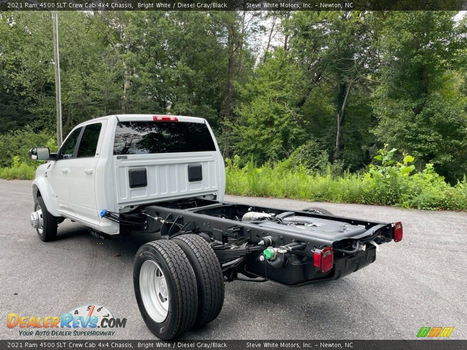 2021 Ram 4500 SLT Crew Cab 4x4 Chassis Bright White / Diesel Gray/Black Photo #8