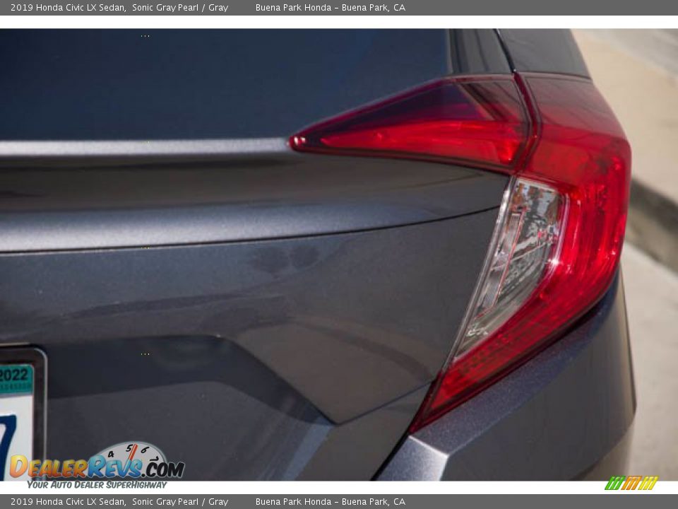 2019 Honda Civic LX Sedan Sonic Gray Pearl / Gray Photo #13