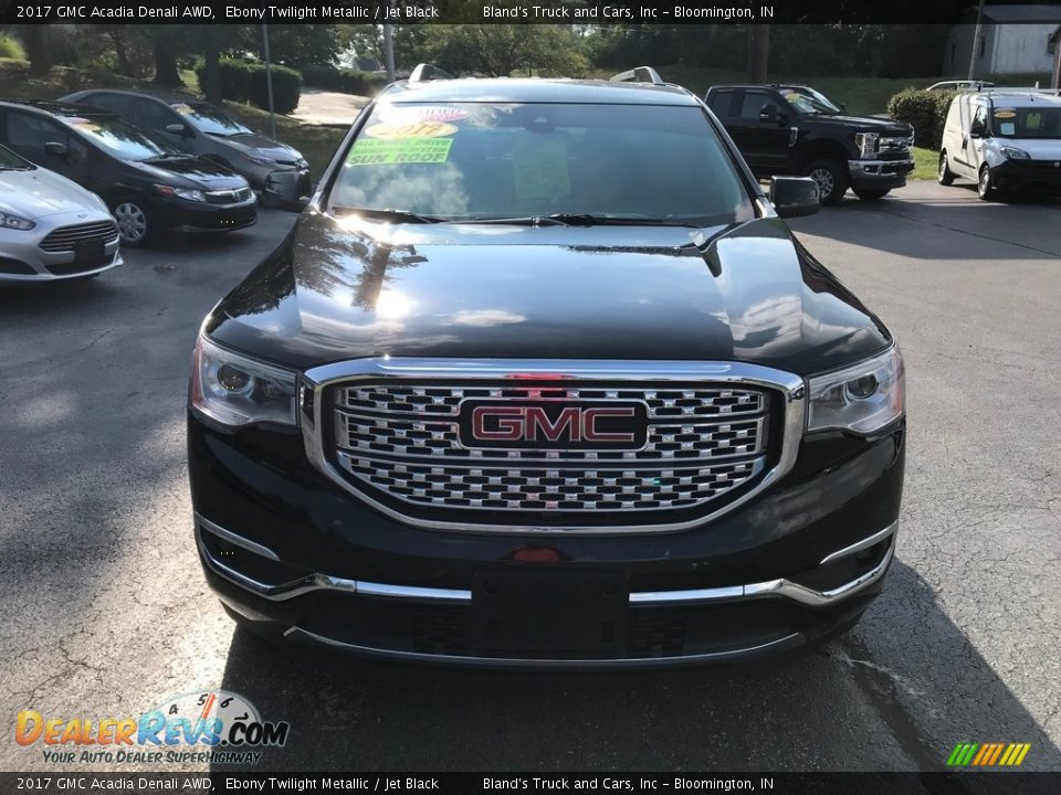 2017 GMC Acadia Denali AWD Ebony Twilight Metallic / Jet Black Photo #3