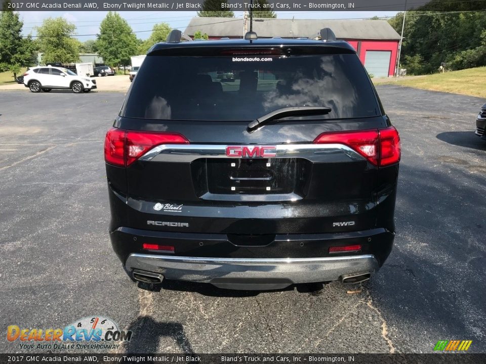 2017 GMC Acadia Denali AWD Ebony Twilight Metallic / Jet Black Photo #7