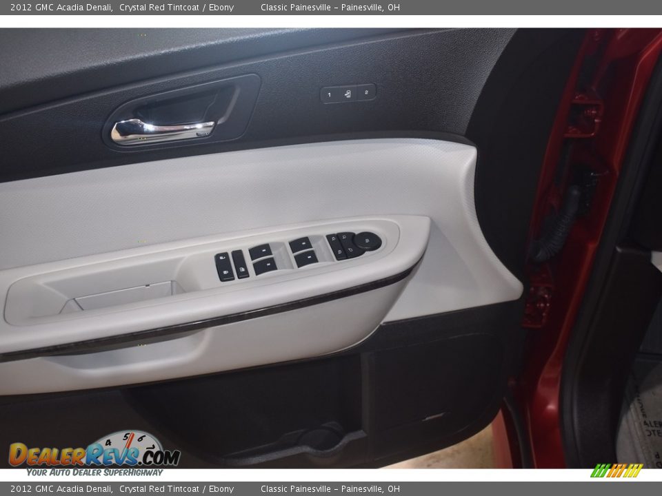 2012 GMC Acadia Denali Crystal Red Tintcoat / Ebony Photo #12