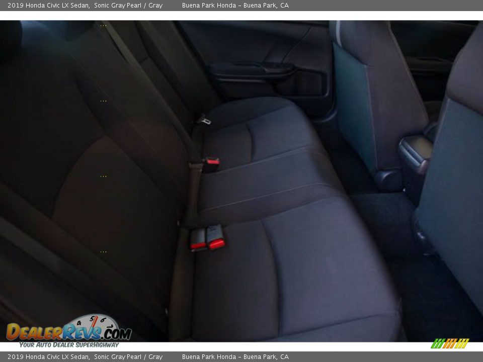 2019 Honda Civic LX Sedan Sonic Gray Pearl / Gray Photo #22