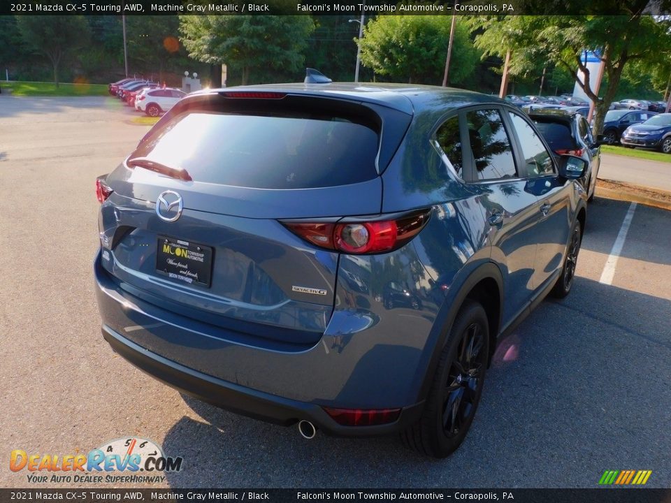 2021 Mazda CX-5 Touring AWD Machine Gray Metallic / Black Photo #2