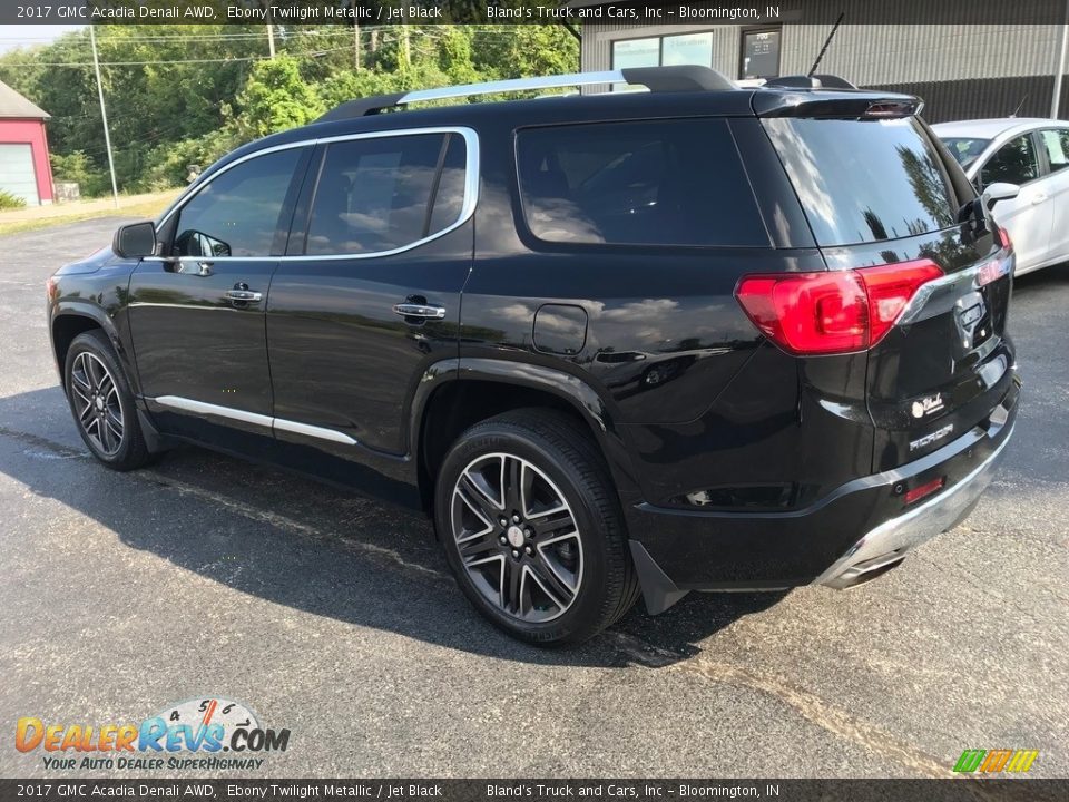 2017 GMC Acadia Denali AWD Ebony Twilight Metallic / Jet Black Photo #11