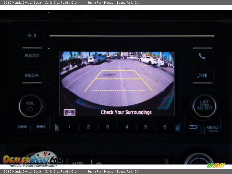 2019 Honda Civic LX Sedan Sonic Gray Pearl / Gray Photo #27