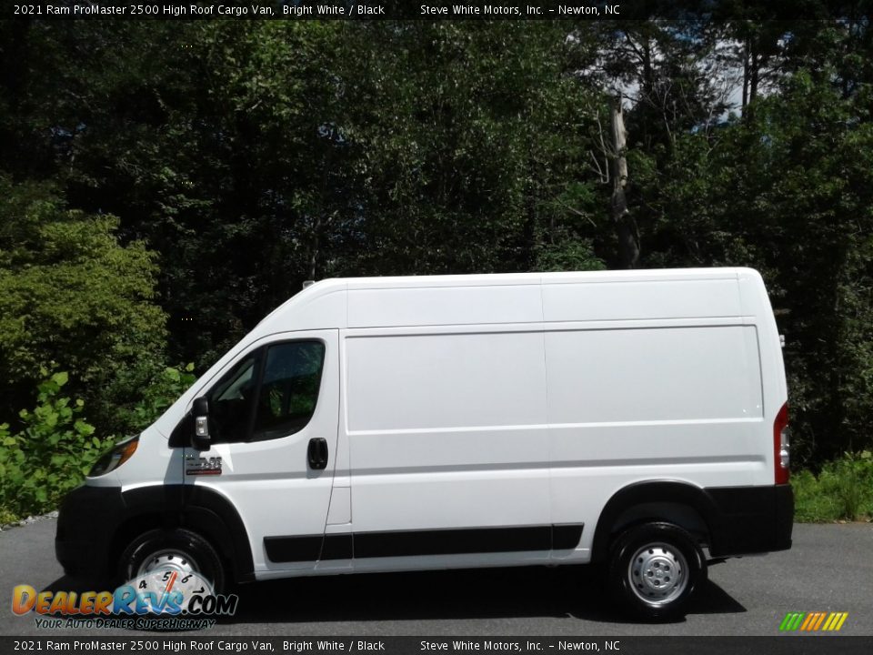 Bright White 2021 Ram ProMaster 2500 High Roof Cargo Van Photo #1