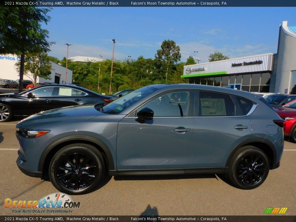 2021 Mazda CX-5 Touring AWD Machine Gray Metallic / Black Photo #6