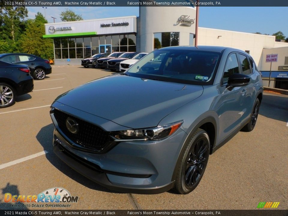 2021 Mazda CX-5 Touring AWD Machine Gray Metallic / Black Photo #7