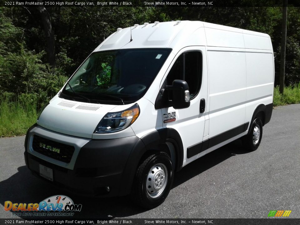 2021 Ram ProMaster 2500 High Roof Cargo Van Bright White / Black Photo #2