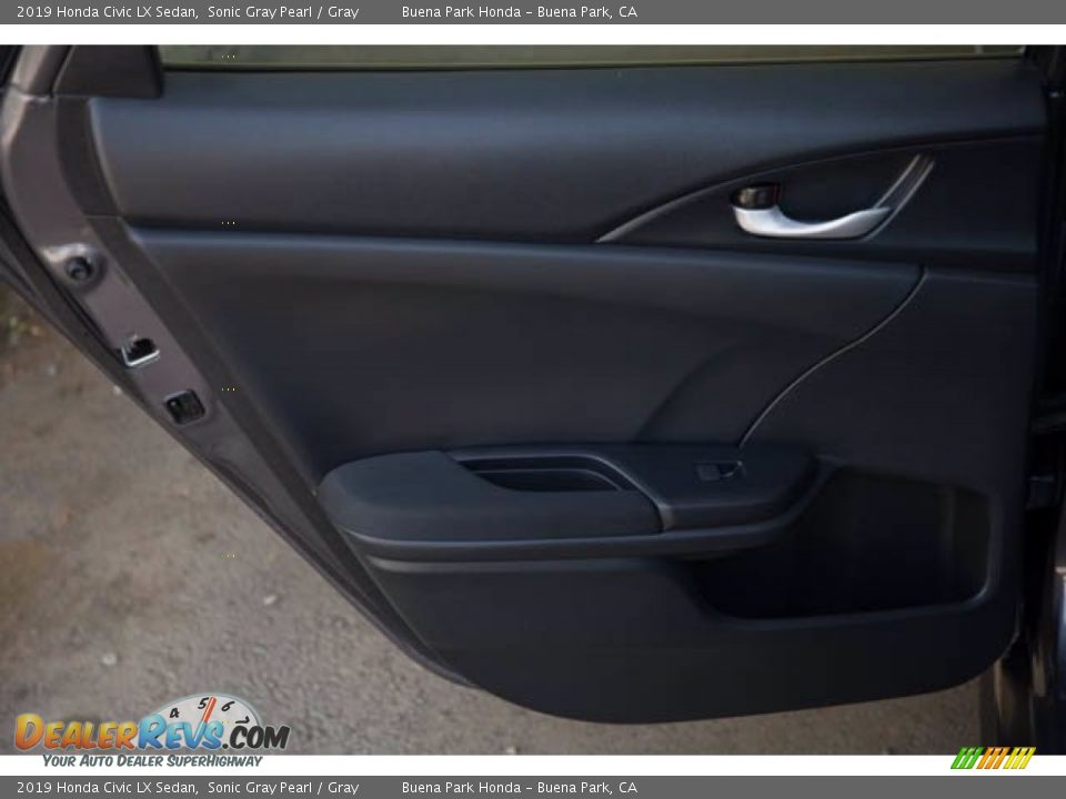 2019 Honda Civic LX Sedan Sonic Gray Pearl / Gray Photo #31