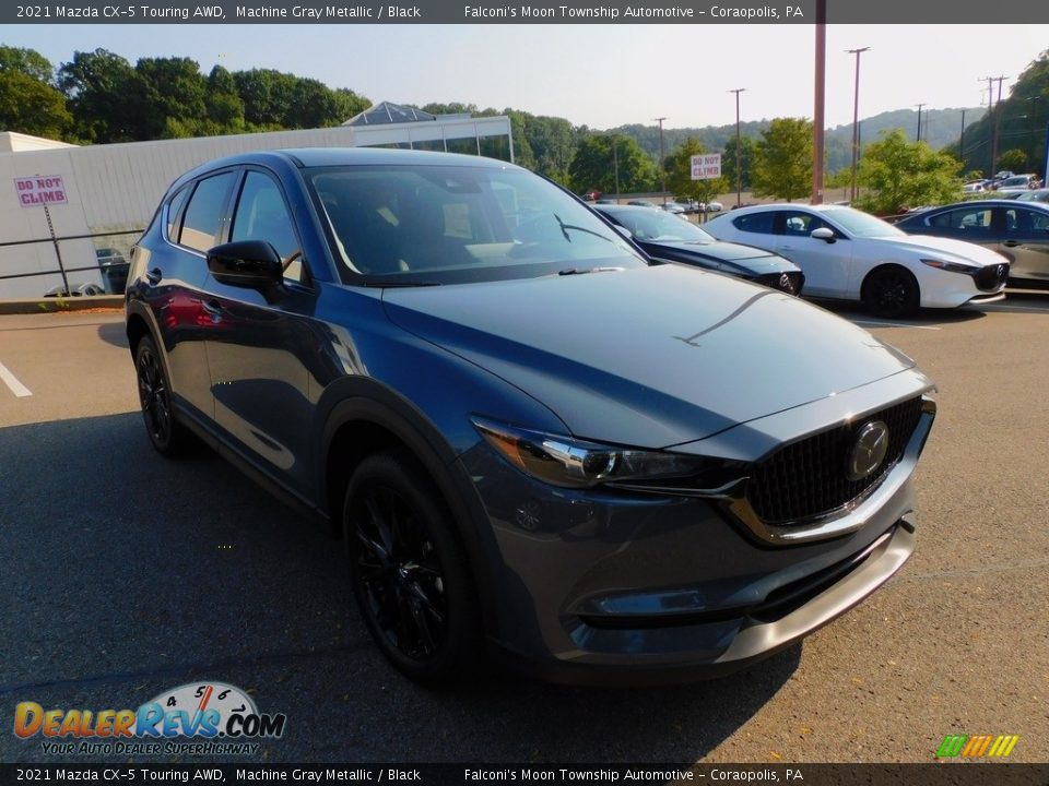 2021 Mazda CX-5 Touring AWD Machine Gray Metallic / Black Photo #9