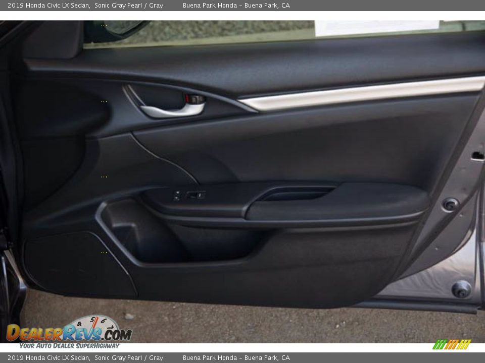 2019 Honda Civic LX Sedan Sonic Gray Pearl / Gray Photo #33