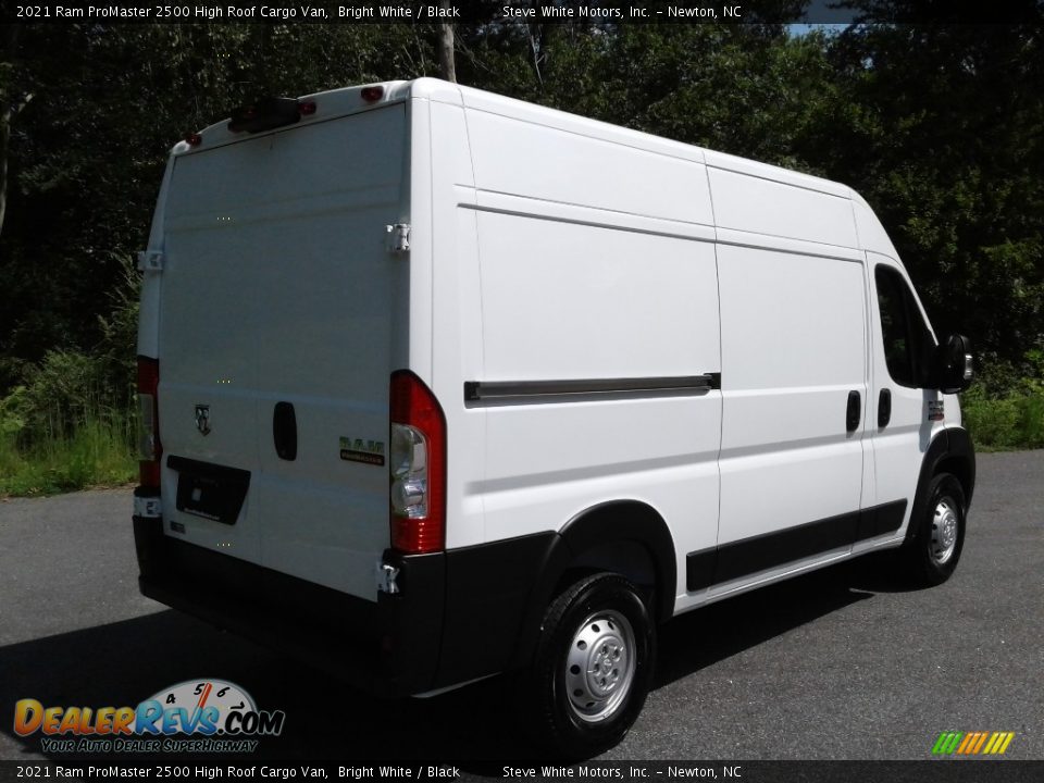 2021 Ram ProMaster 2500 High Roof Cargo Van Bright White / Black Photo #6