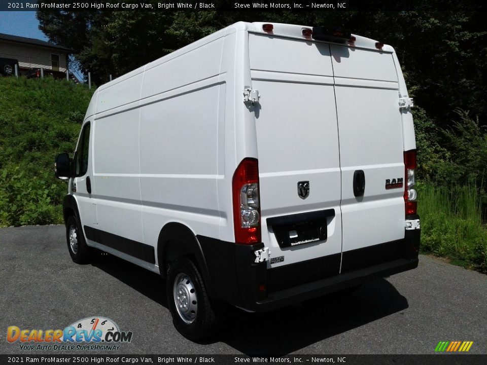 2021 Ram ProMaster 2500 High Roof Cargo Van Bright White / Black Photo #8