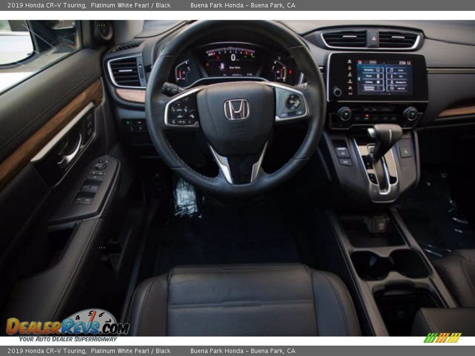 2019 Honda CR-V Touring Platinum White Pearl / Black Photo #5