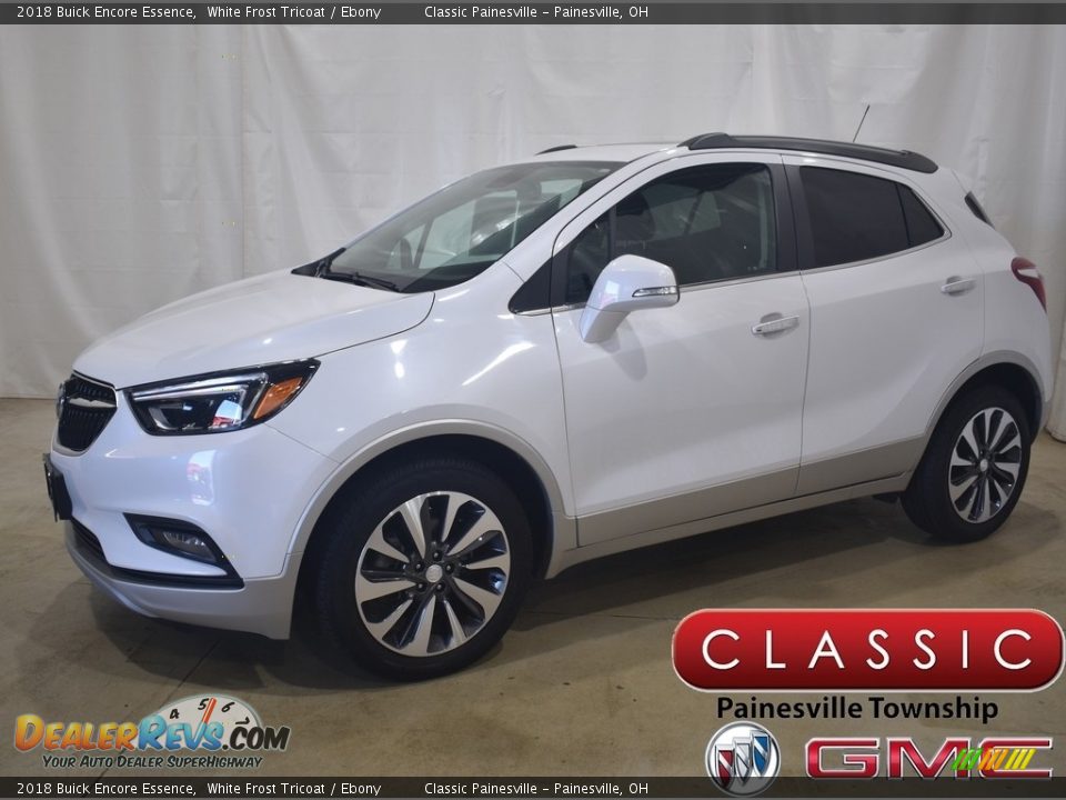 2018 Buick Encore Essence White Frost Tricoat / Ebony Photo #1