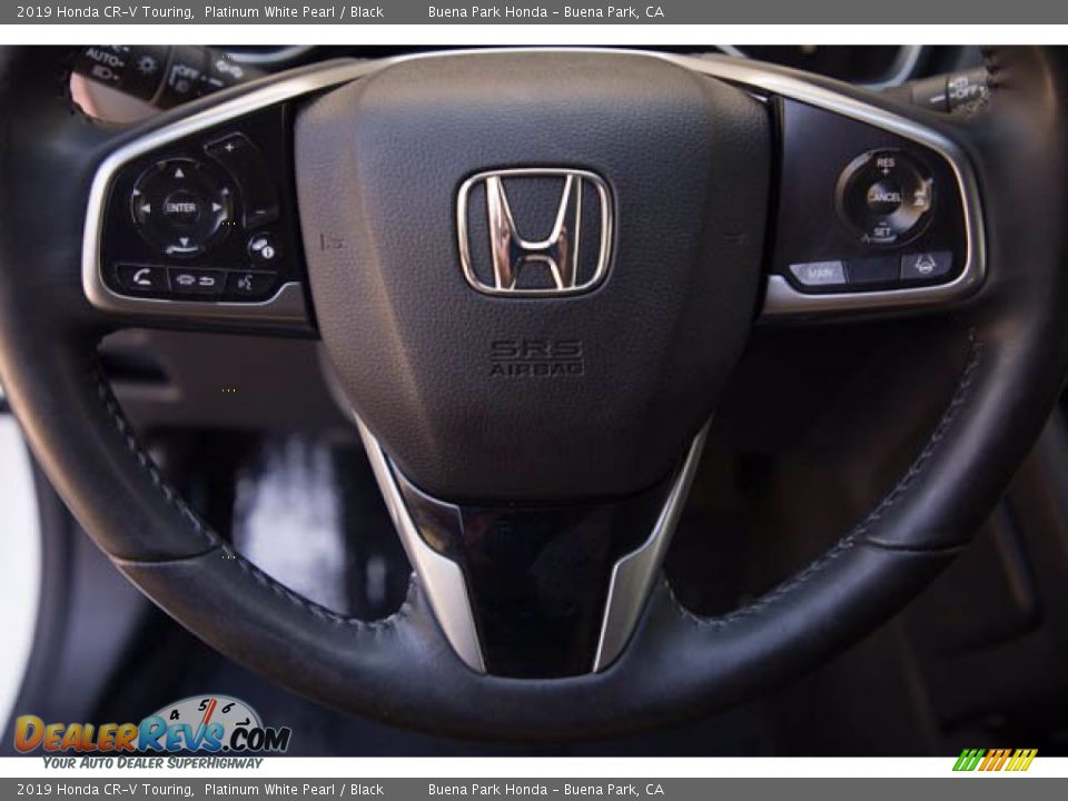 2019 Honda CR-V Touring Platinum White Pearl / Black Photo #11