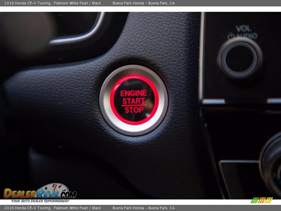 2019 Honda CR-V Touring Platinum White Pearl / Black Photo #14