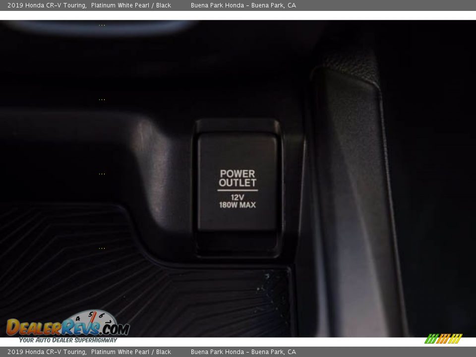2019 Honda CR-V Touring Platinum White Pearl / Black Photo #15