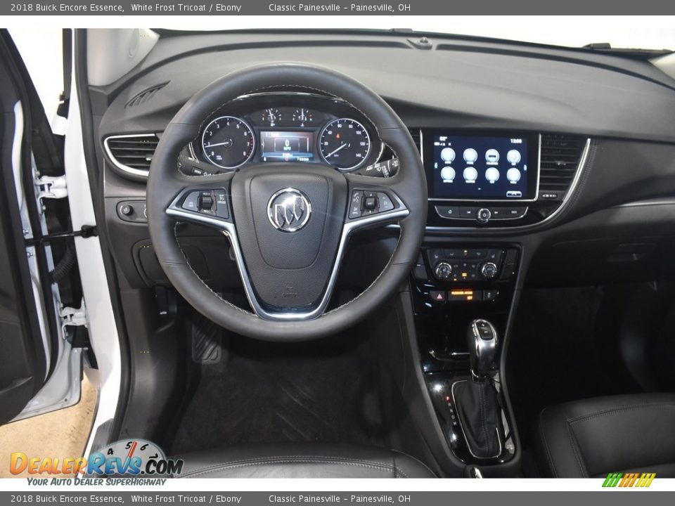 2018 Buick Encore Essence White Frost Tricoat / Ebony Photo #13