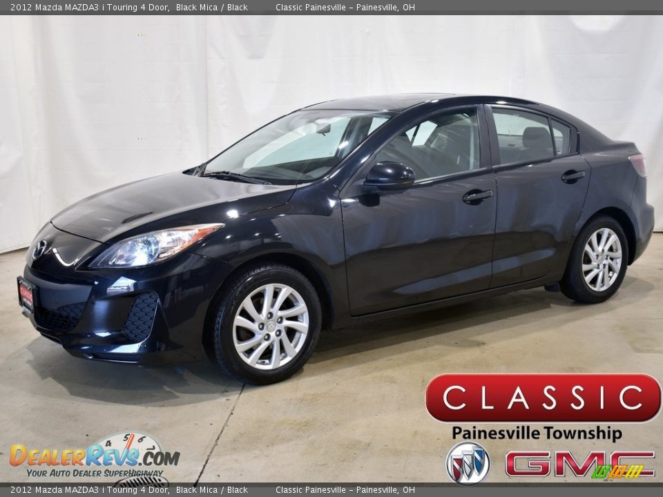 2012 Mazda MAZDA3 i Touring 4 Door Black Mica / Black Photo #1