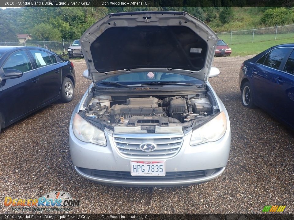 2010 Hyundai Elantra Blue Liquid Silver / Gray Photo #5