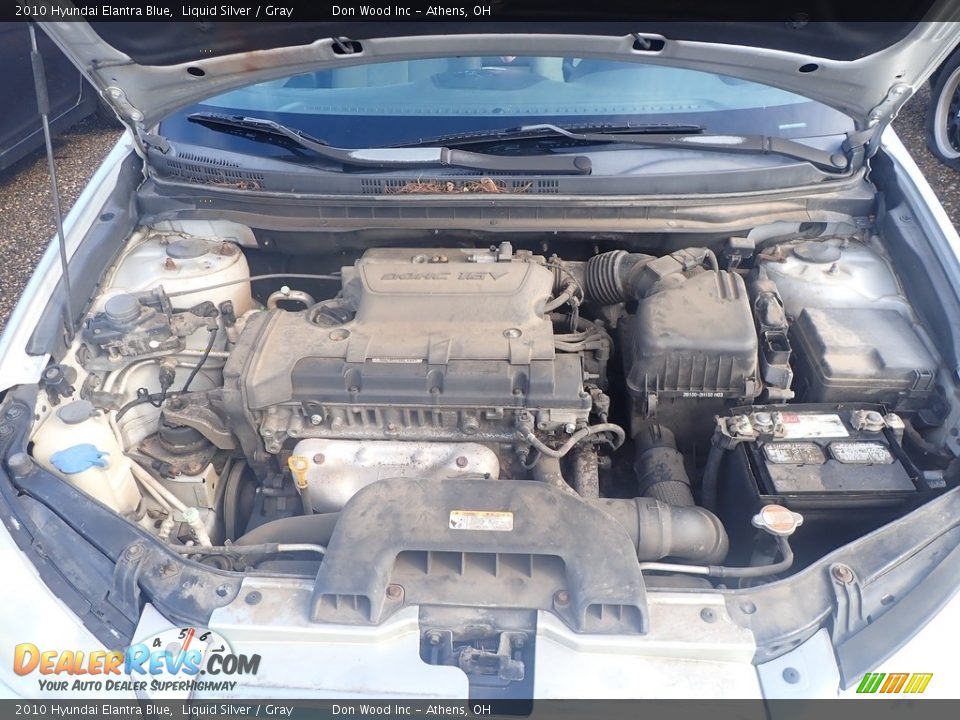 2010 Hyundai Elantra Blue Liquid Silver / Gray Photo #6