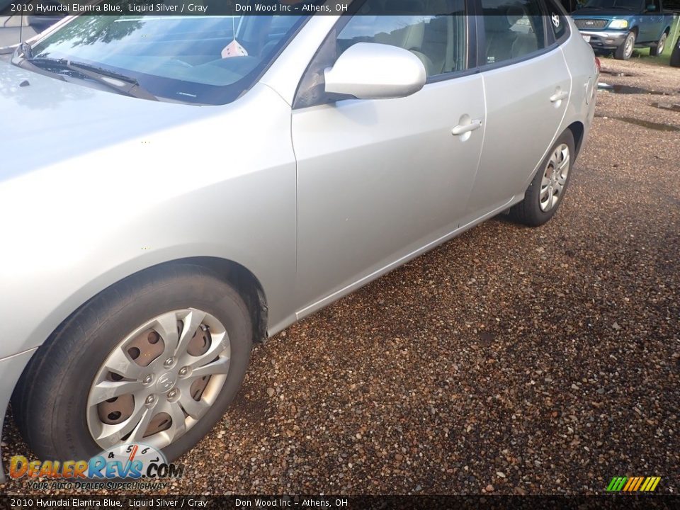 2010 Hyundai Elantra Blue Liquid Silver / Gray Photo #8