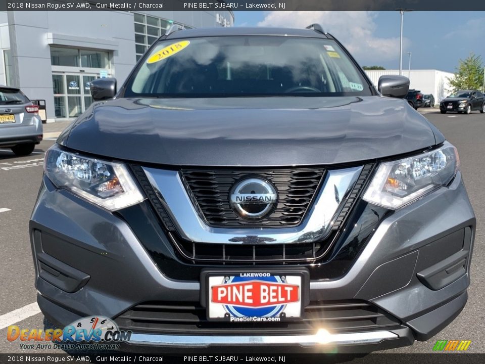 2018 Nissan Rogue SV AWD Gun Metallic / Charcoal Photo #12