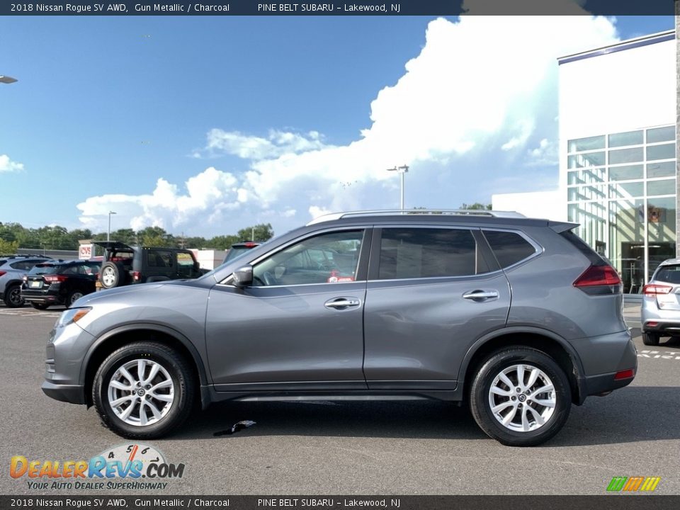 2018 Nissan Rogue SV AWD Gun Metallic / Charcoal Photo #13