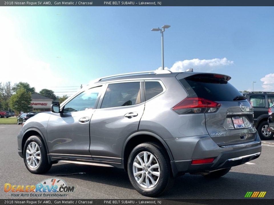 2018 Nissan Rogue SV AWD Gun Metallic / Charcoal Photo #14