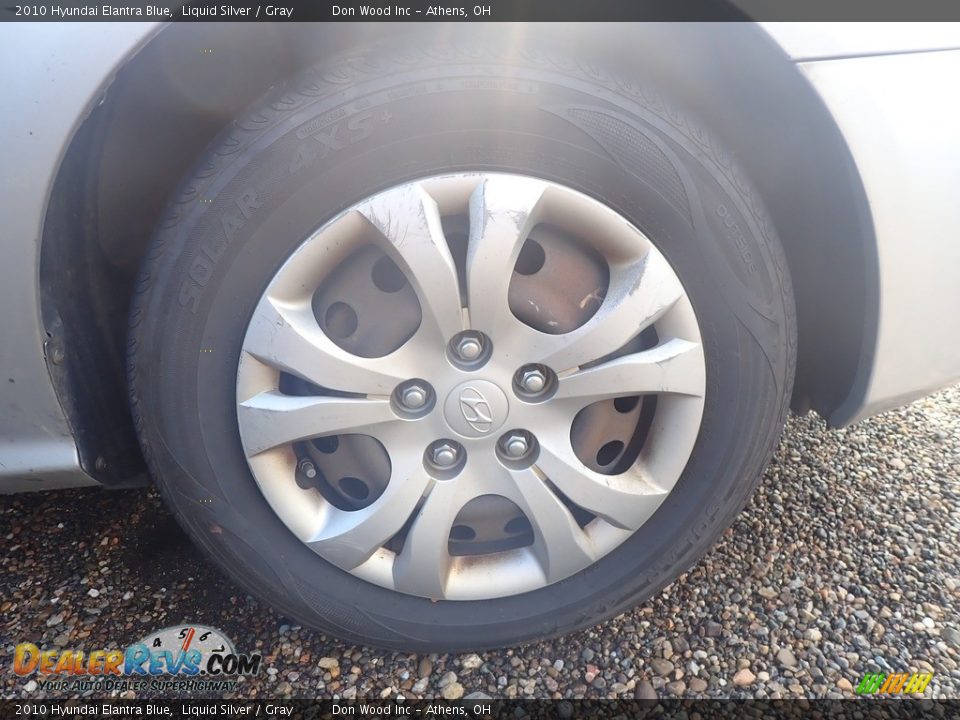 2010 Hyundai Elantra Blue Liquid Silver / Gray Photo #13