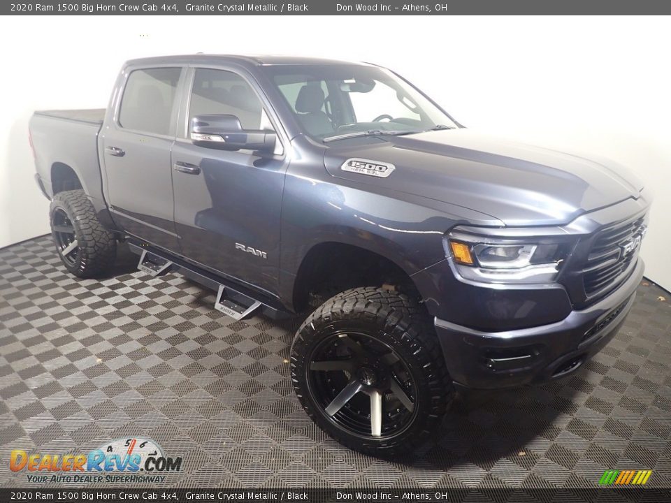2020 Ram 1500 Big Horn Crew Cab 4x4 Granite Crystal Metallic / Black Photo #3