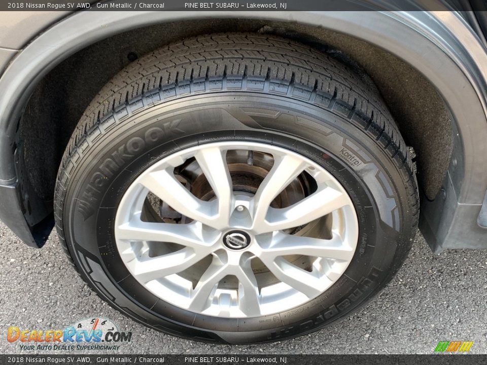 2018 Nissan Rogue SV AWD Gun Metallic / Charcoal Photo #24