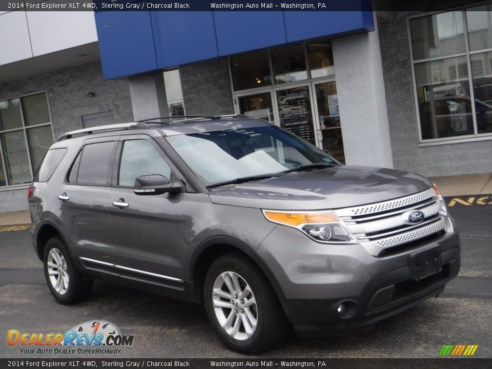 2014 Ford Explorer XLT 4WD Sterling Gray / Charcoal Black Photo #1