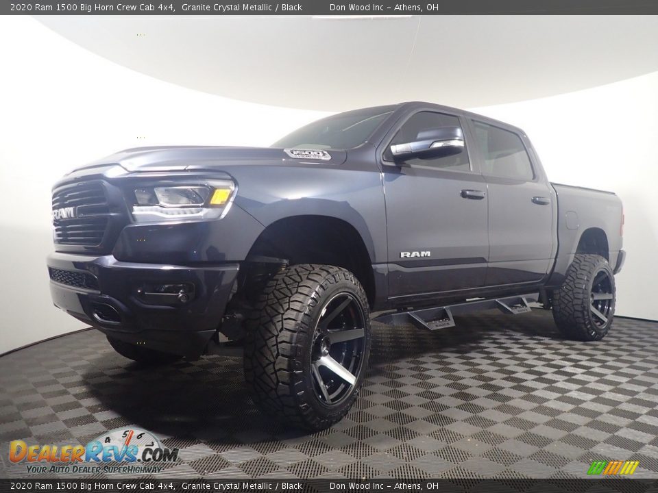 2020 Ram 1500 Big Horn Crew Cab 4x4 Granite Crystal Metallic / Black Photo #8