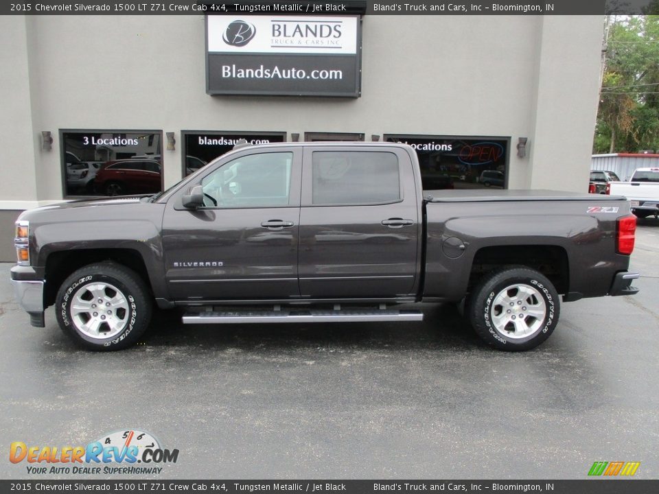 2015 Chevrolet Silverado 1500 LT Z71 Crew Cab 4x4 Tungsten Metallic / Jet Black Photo #1