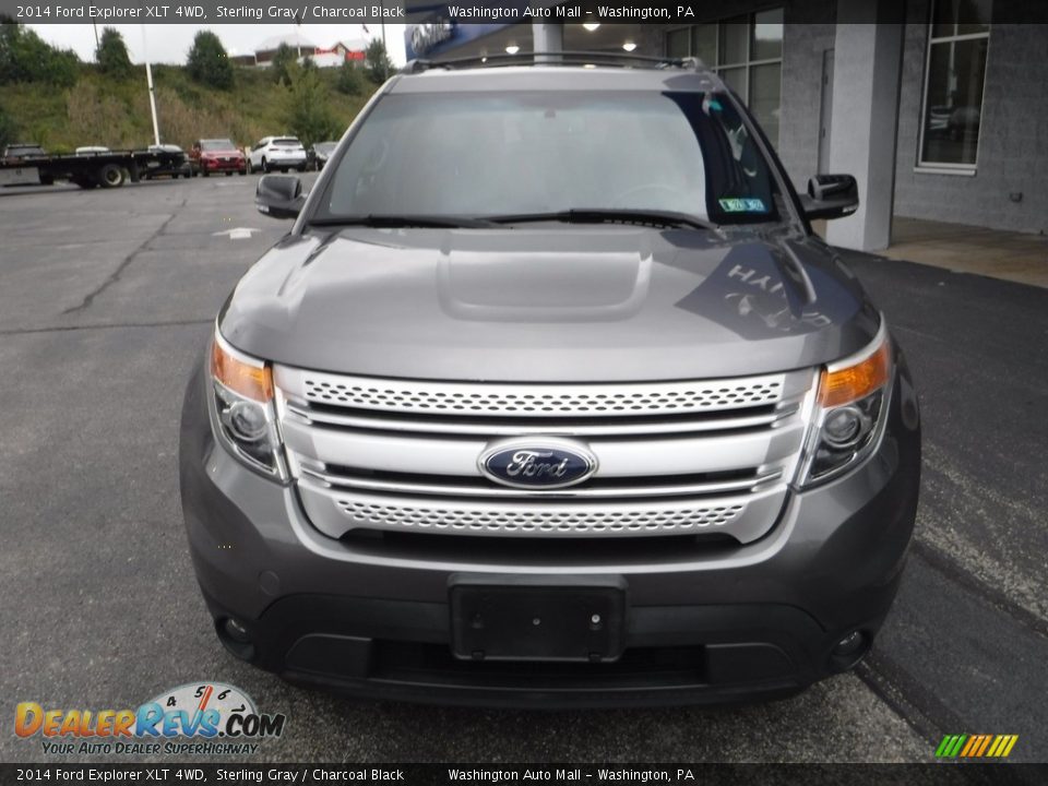 2014 Ford Explorer XLT 4WD Sterling Gray / Charcoal Black Photo #4