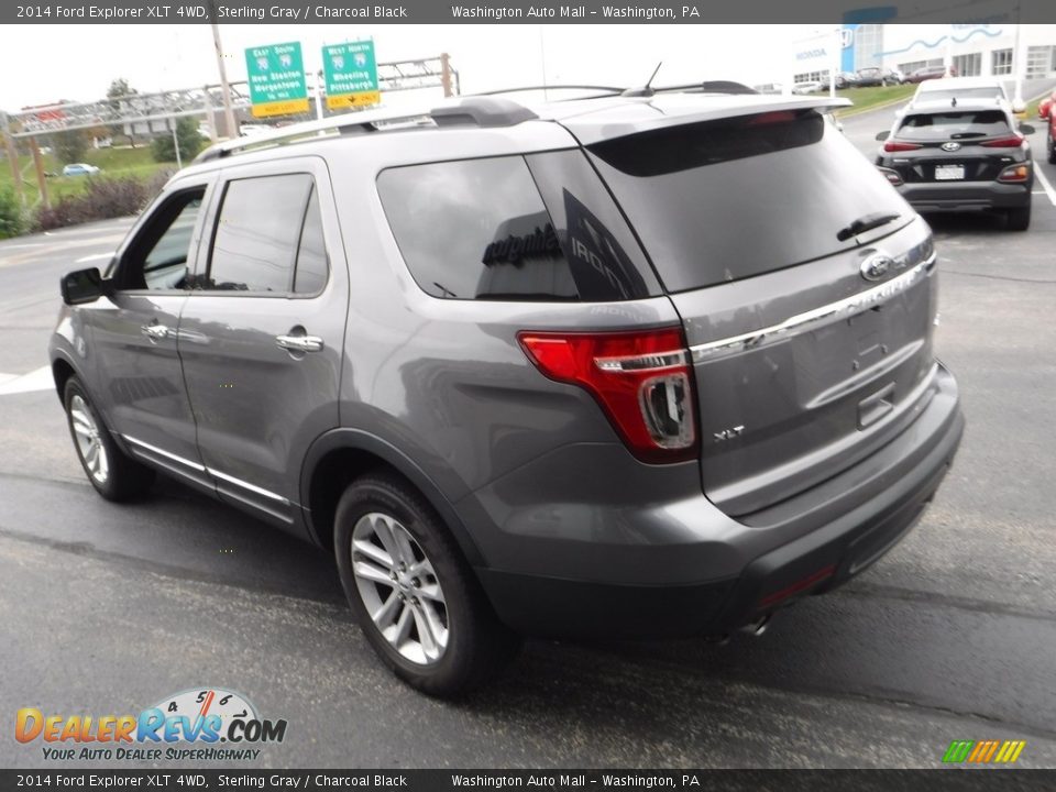 2014 Ford Explorer XLT 4WD Sterling Gray / Charcoal Black Photo #8