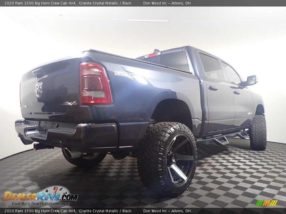 2020 Ram 1500 Big Horn Crew Cab 4x4 Granite Crystal Metallic / Black Photo #15