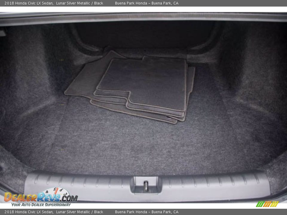 2018 Honda Civic LX Sedan Lunar Silver Metallic / Black Photo #21