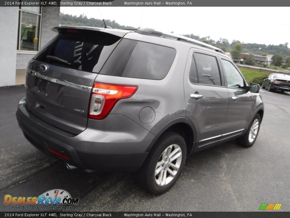 2014 Ford Explorer XLT 4WD Sterling Gray / Charcoal Black Photo #10