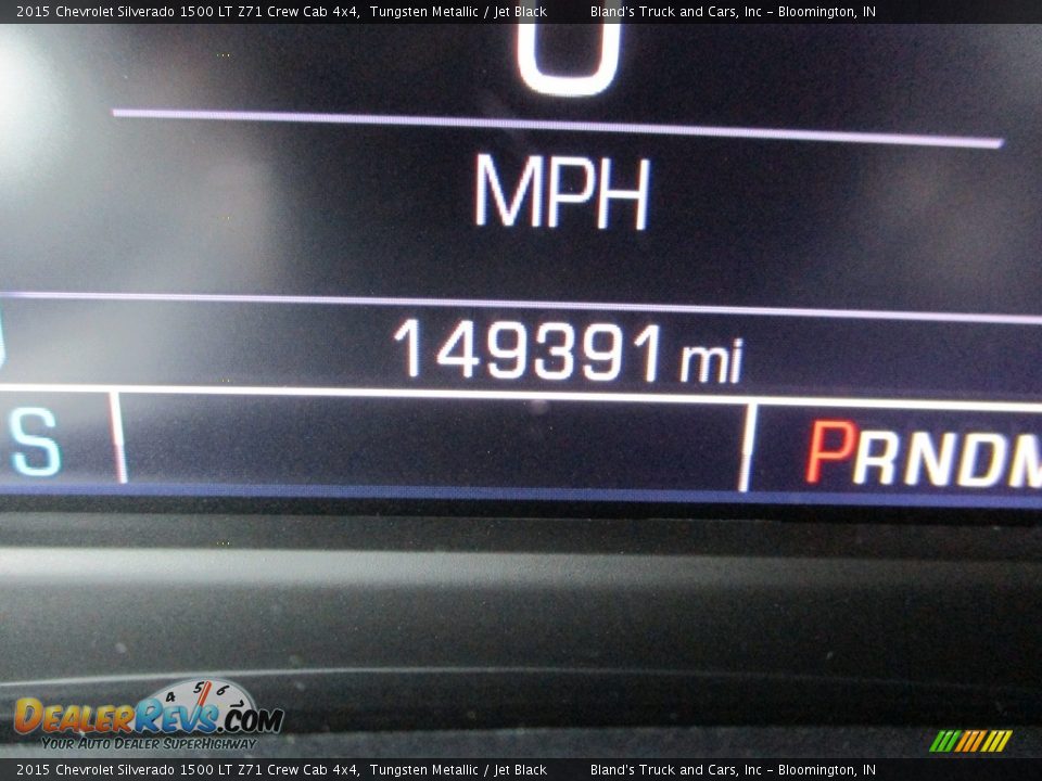 2015 Chevrolet Silverado 1500 LT Z71 Crew Cab 4x4 Tungsten Metallic / Jet Black Photo #16