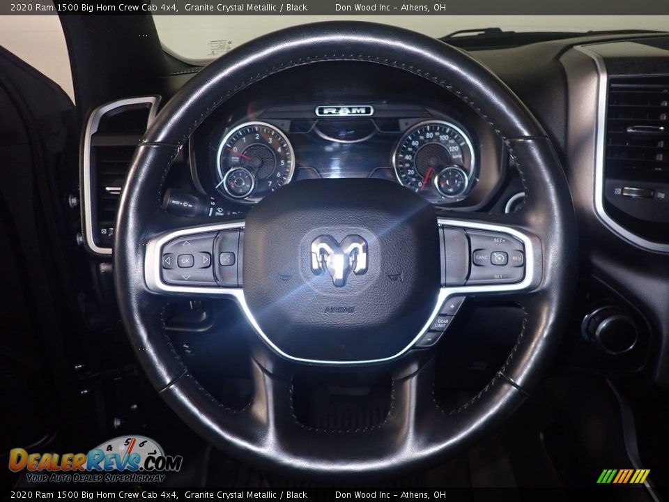 2020 Ram 1500 Big Horn Crew Cab 4x4 Granite Crystal Metallic / Black Photo #26