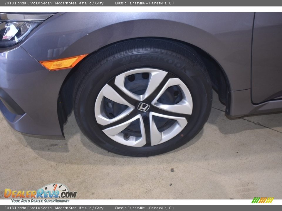2018 Honda Civic LX Sedan Modern Steel Metallic / Gray Photo #5