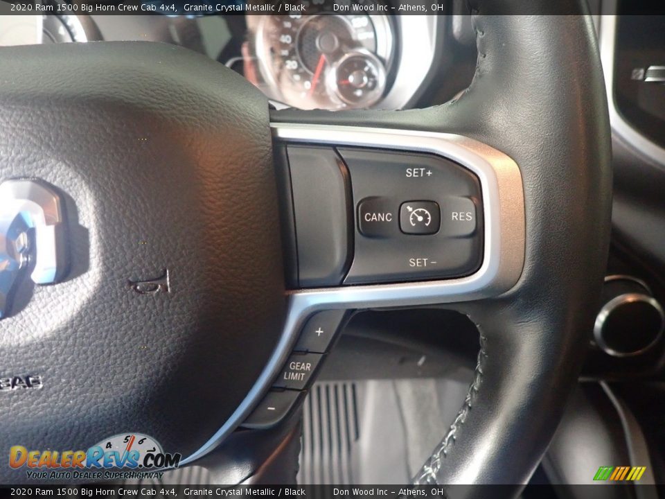 2020 Ram 1500 Big Horn Crew Cab 4x4 Granite Crystal Metallic / Black Photo #29
