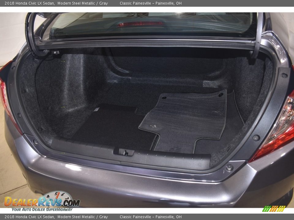 2018 Honda Civic LX Sedan Modern Steel Metallic / Gray Photo #9